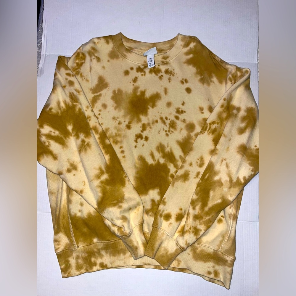 H&M oversized Tie Die pullover